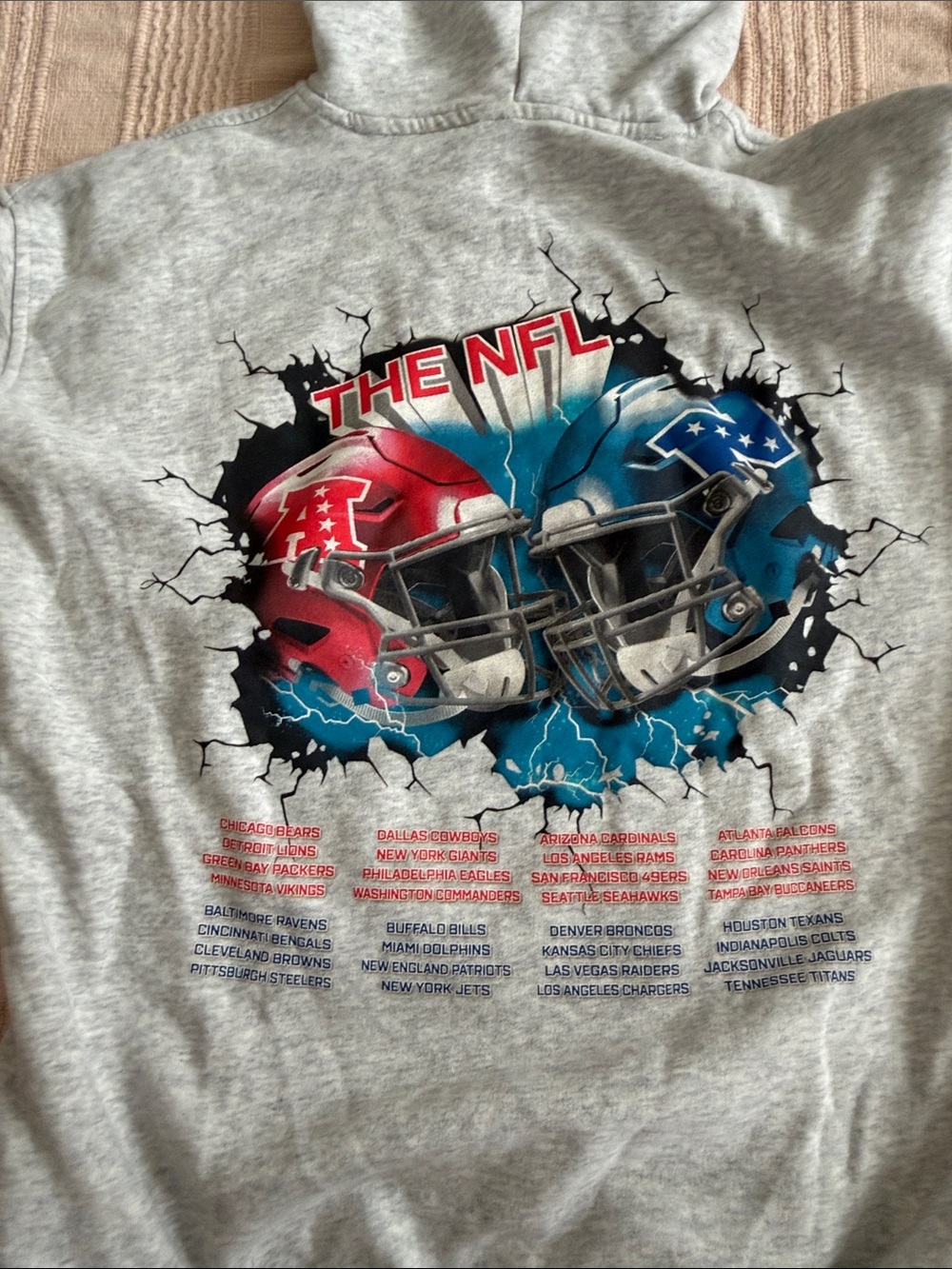 abercrombie kids Light Gray NFL Logo Sweatshirt - Picture 7 of 8